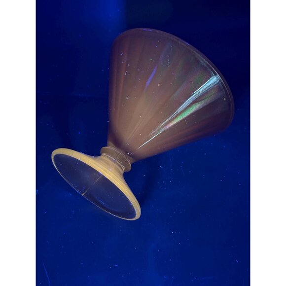 Vintage Fenton Art Glass #735 Grecian Gold /Marigold Carnival Glass 1/2 lb Foo - Picture 5 of 10